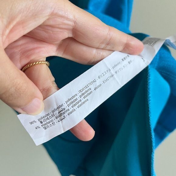 ZARA Corset Corset Mini Dress Body con Stretch Short Blue Size M BLOGGERS FAV - Picture 6 of 7